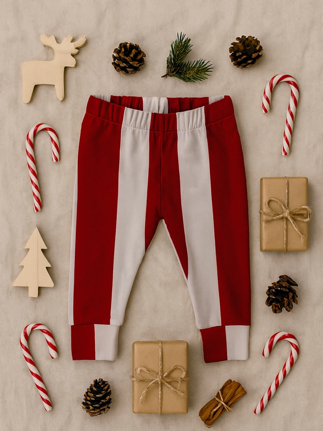 Candy Cane Organic Legging