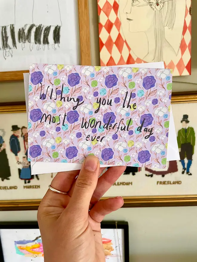 Wishing you the most wonderful day ever
