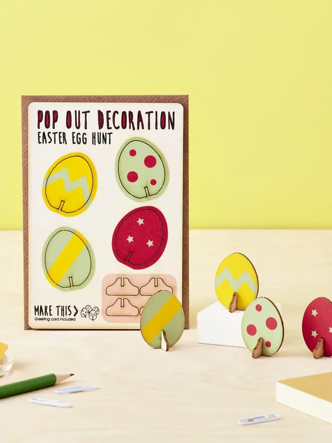 Pop out card Easter egg