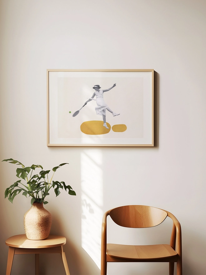 Summer Game. A female tennis portrait.