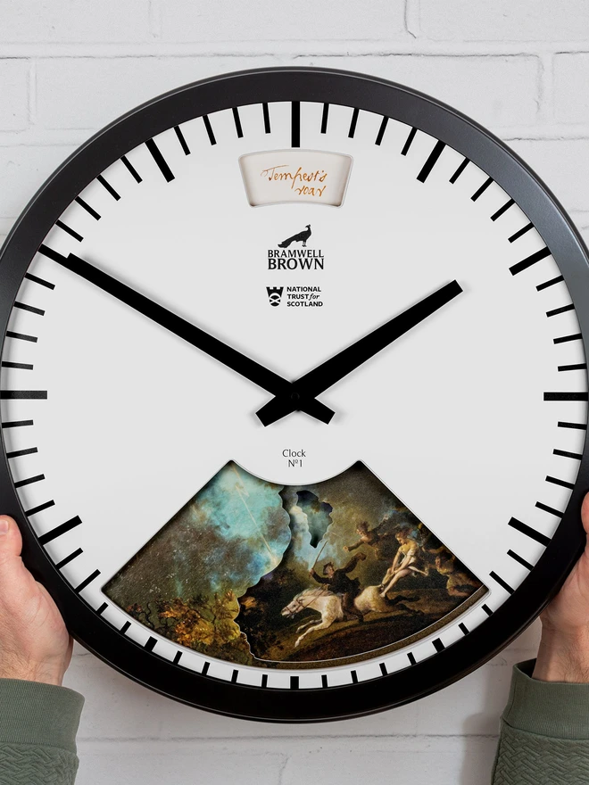 Giant Robert Burns Art Clock
