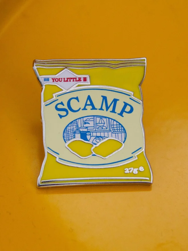 little scamp enamel pin