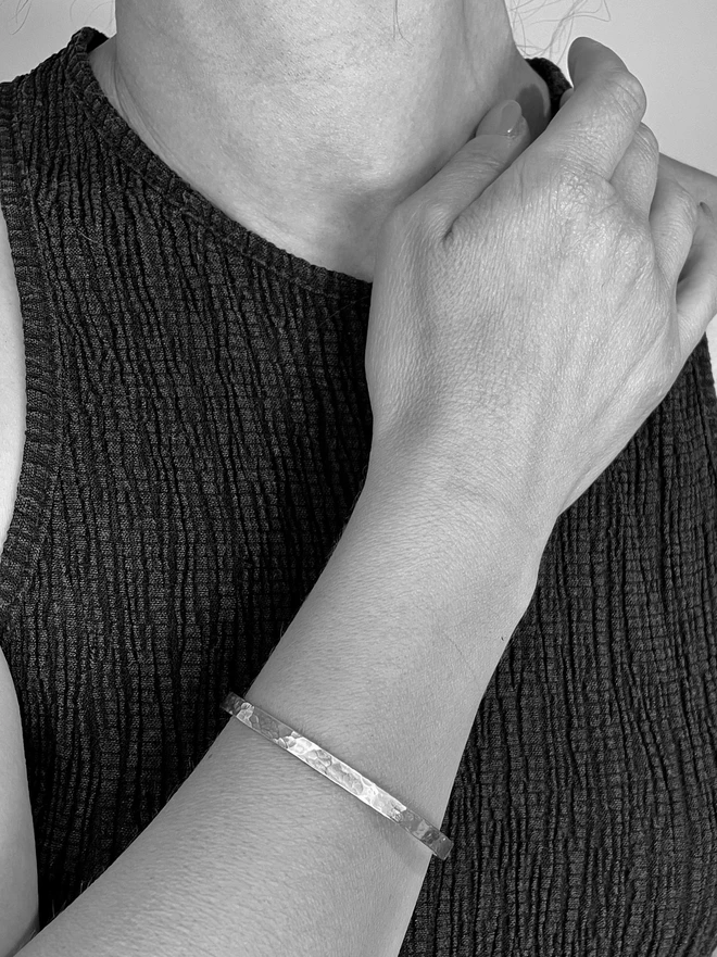 These personalised cuff bangles are hand made from recycled sterling silver, with options to add initials, names or quotes - a thoughtful gift for mum, a friend or for yourself. Plus a perfect present for those who want to shop mindfully and sustainably. Made by Celina C Jewellery, a small business in the UK, find on Holly & Co.