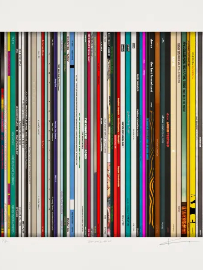 Manchester Spines Print