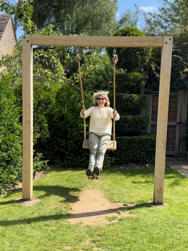 Jeanette still swinging