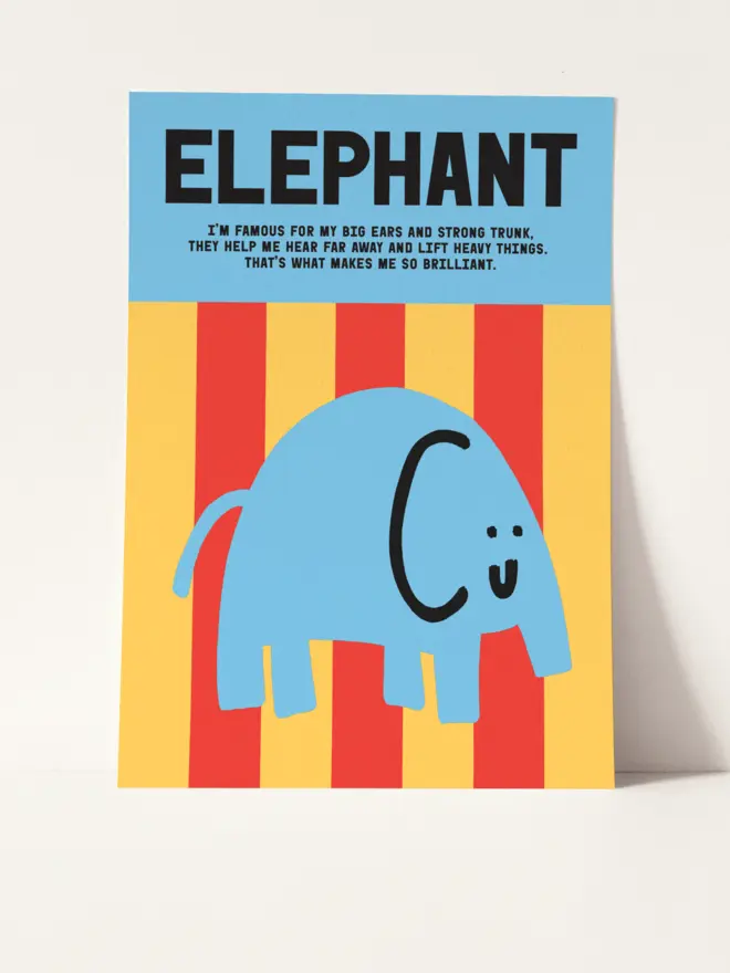 Elephant Art Print
