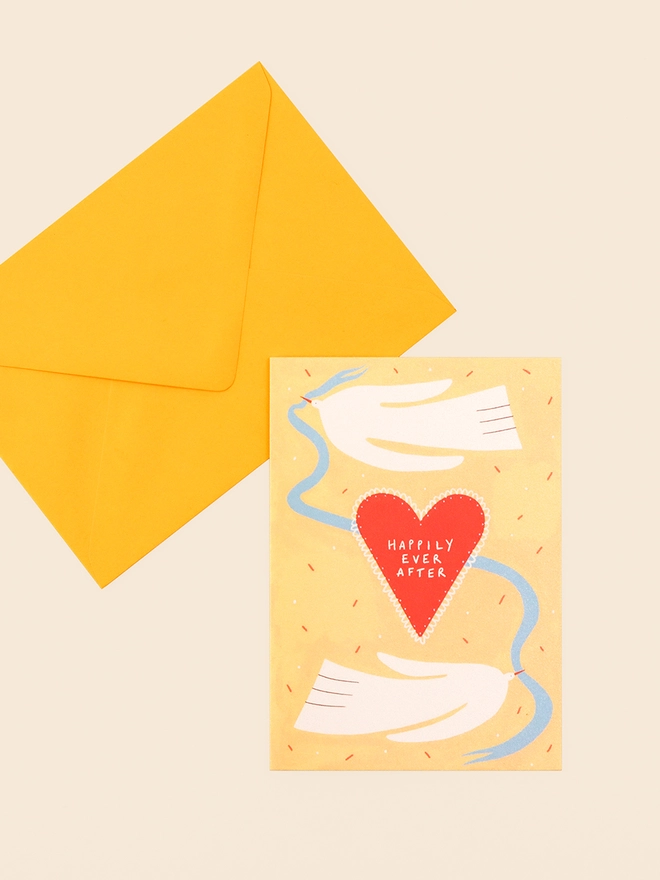 'Happily Ever After' Wedding Card