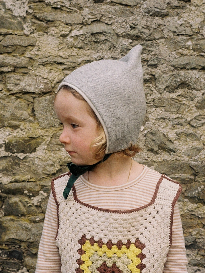 Pixie hat on little child