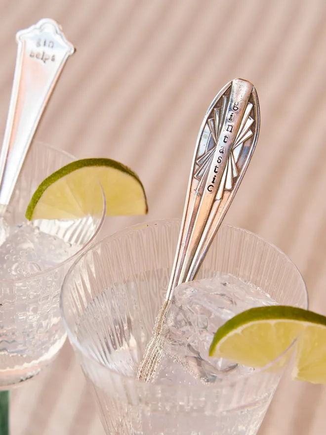 Say in Silver Selection Of Spoons Gin Stirrer