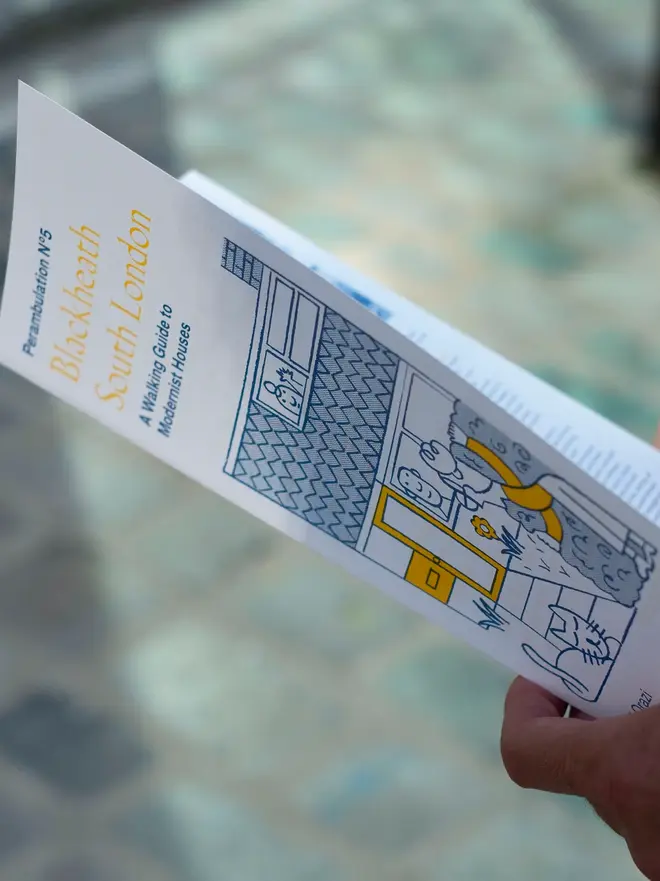 blackheath london walking guide. a paper walking map of south-east london.