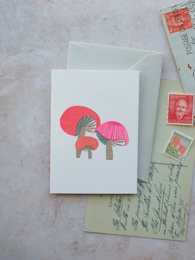 Mushroom Mini Card