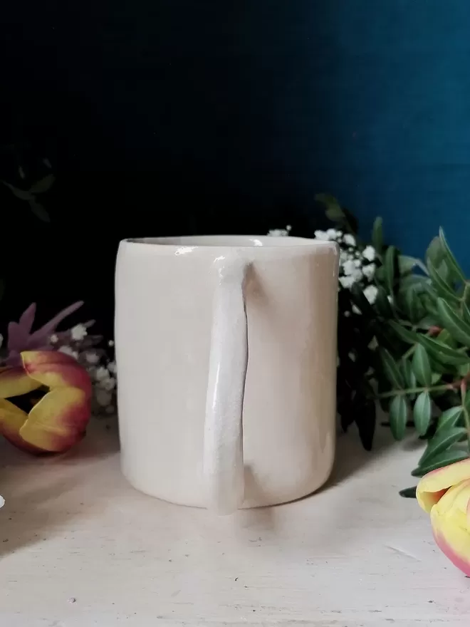 Esmerelda fortune teller ceramic unique hand painted mug