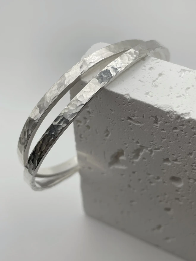 These personalised cuff bangles are hand made from recycled sterling silver, with options to add initials, names or quotes - a thoughtful gift for mum, a friend or for yourself. Plus a perfect present for those who want to shop mindfully and sustainably. Made by Celina C Jewellery, a small business in the UK, find on Holly & Co.