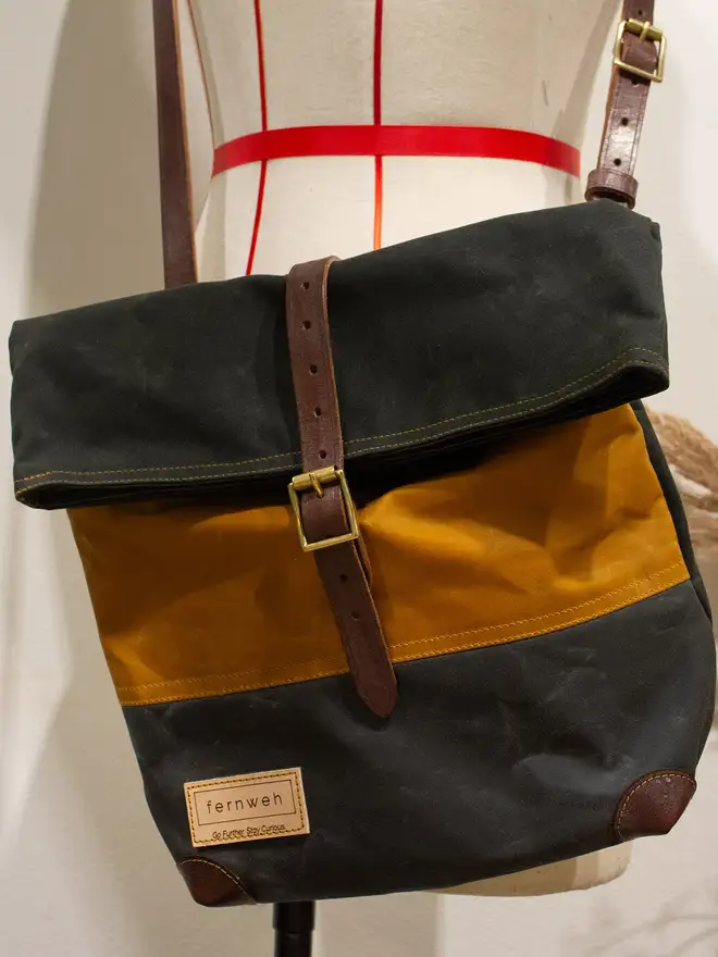 mini rolltop crossbody bag