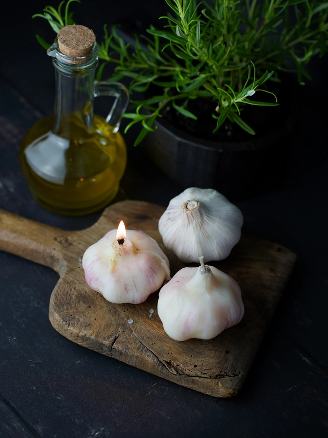 Garlic Candle