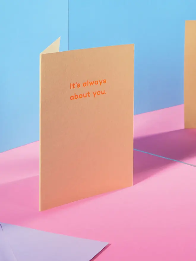 always about you greetings card