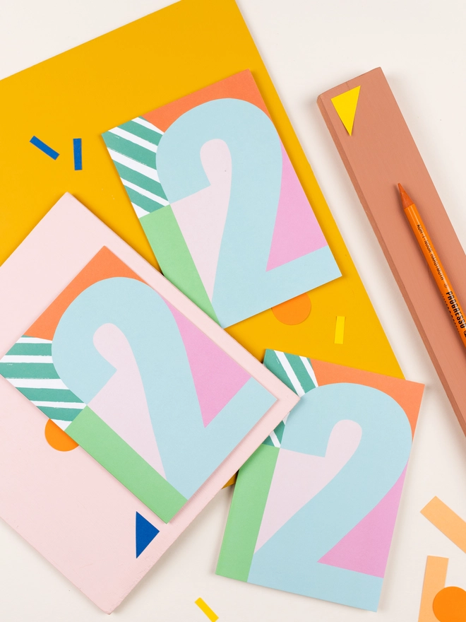 2nd birthday card