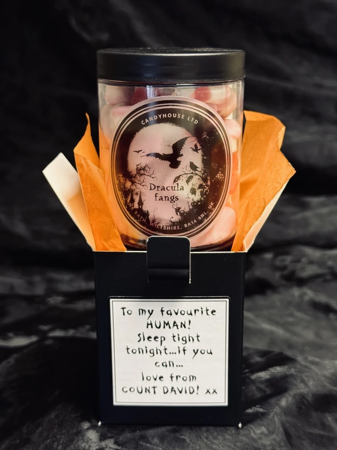 Halloween Dracula Fangs Candyhouse Gift Wrapped