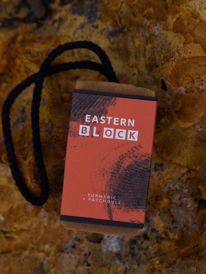 Turmeric & Patchouli Eastern Block Soap Bar