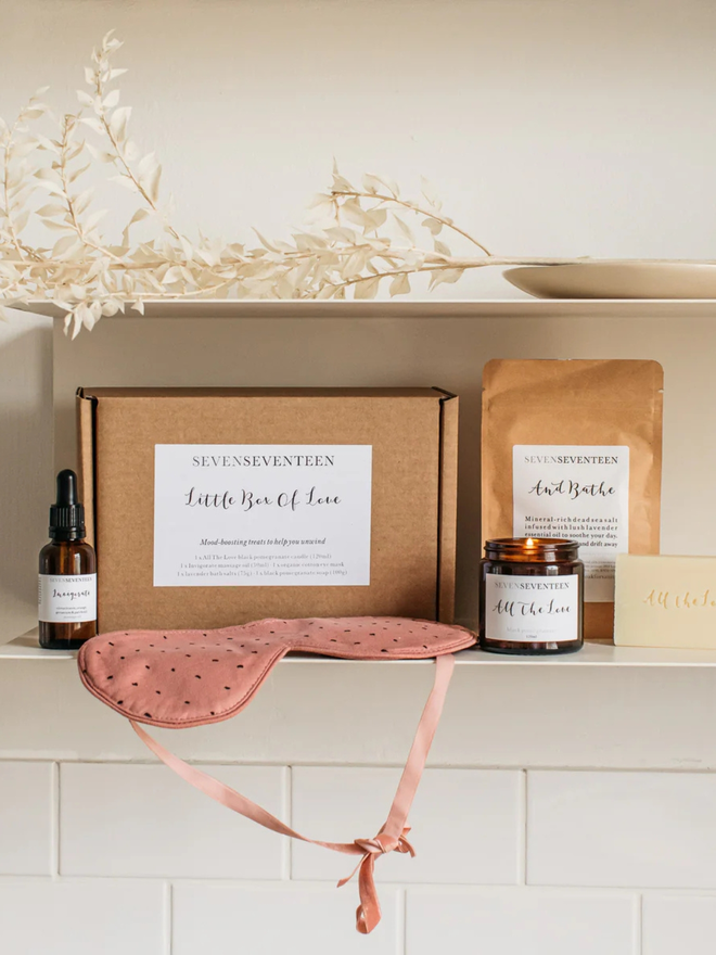 Little box of love bath and body gift set