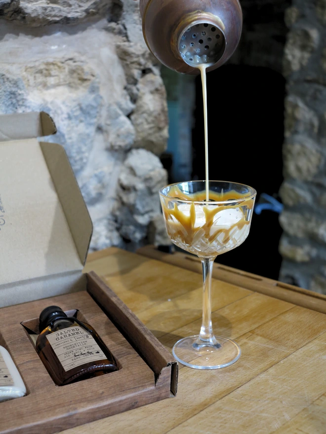 Salted Caramel Dessert Cocktail 