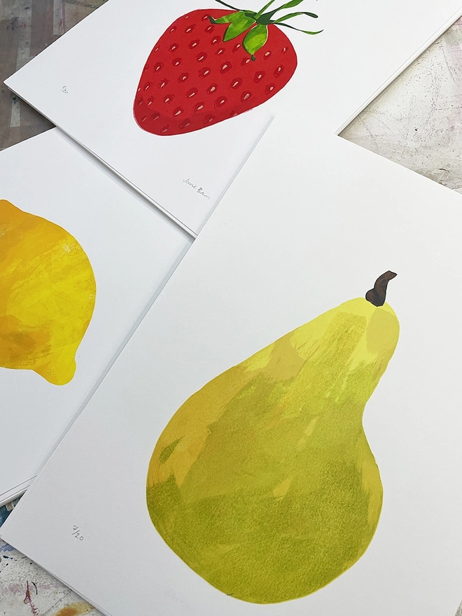 Pear Screenprint