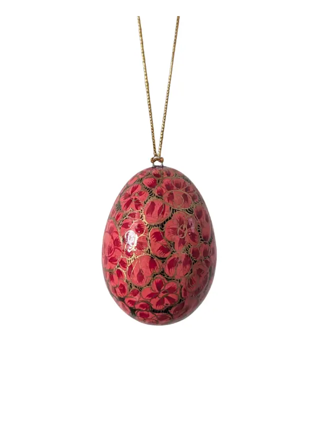 hanging paper mache egg