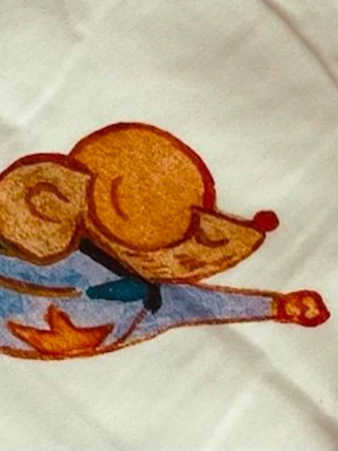 Mighty Mouse Reversible Pillow Case