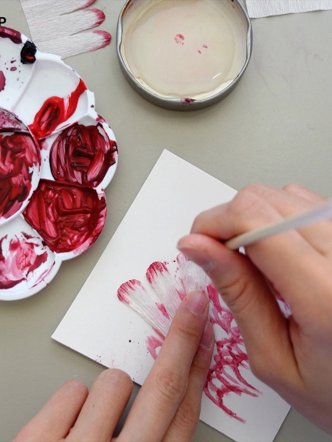 Crepe Paper Carnation DIY Kit
