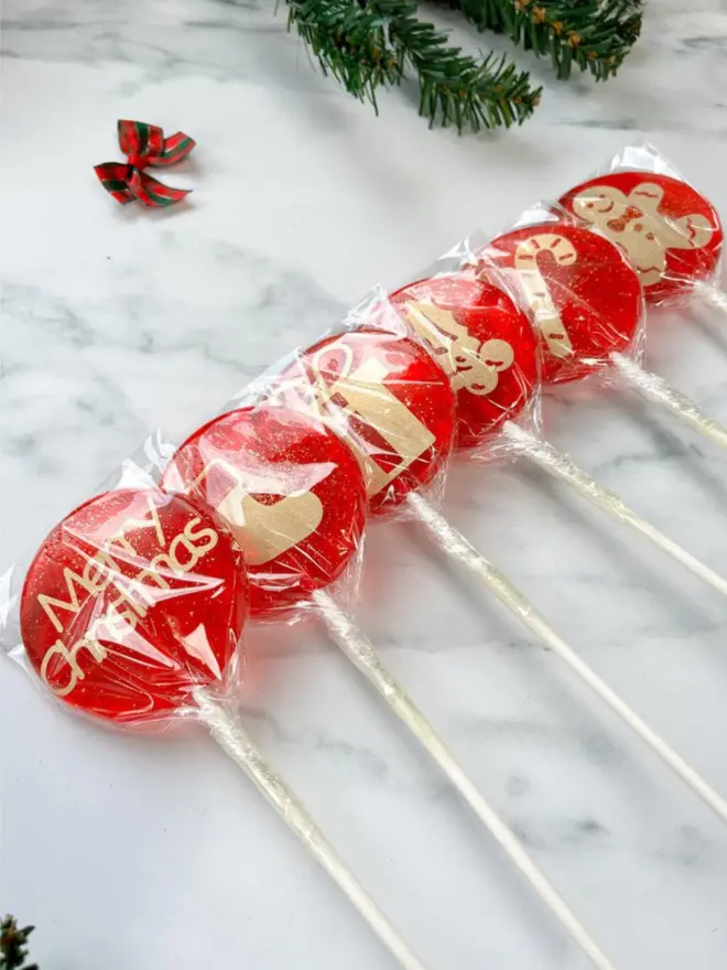 Classic Christmas Lollipop Set
