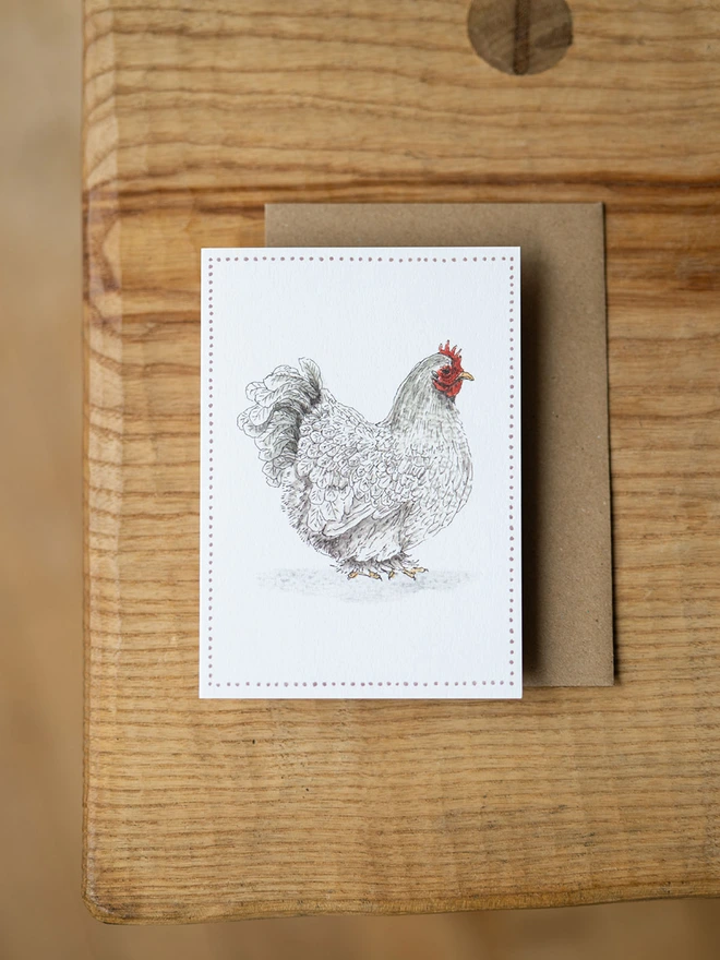 Design 5 - 'Silver Hen'