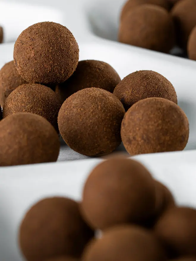 toffee milk chocolate balls