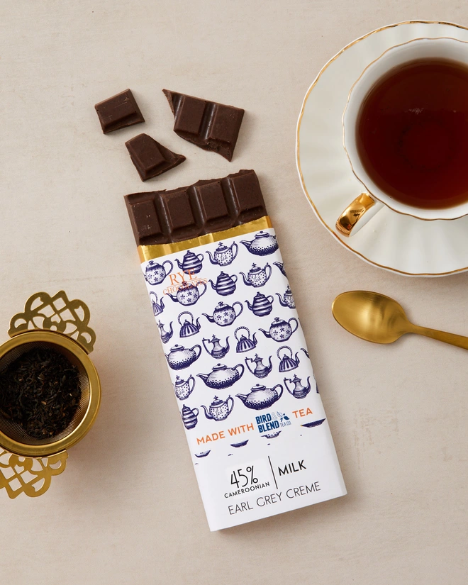 Earl Grey Milk Chocolate Bar - 43.5% Cameroonian