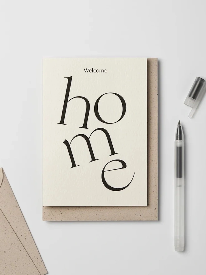 'Welcome Home' Housewarming Card