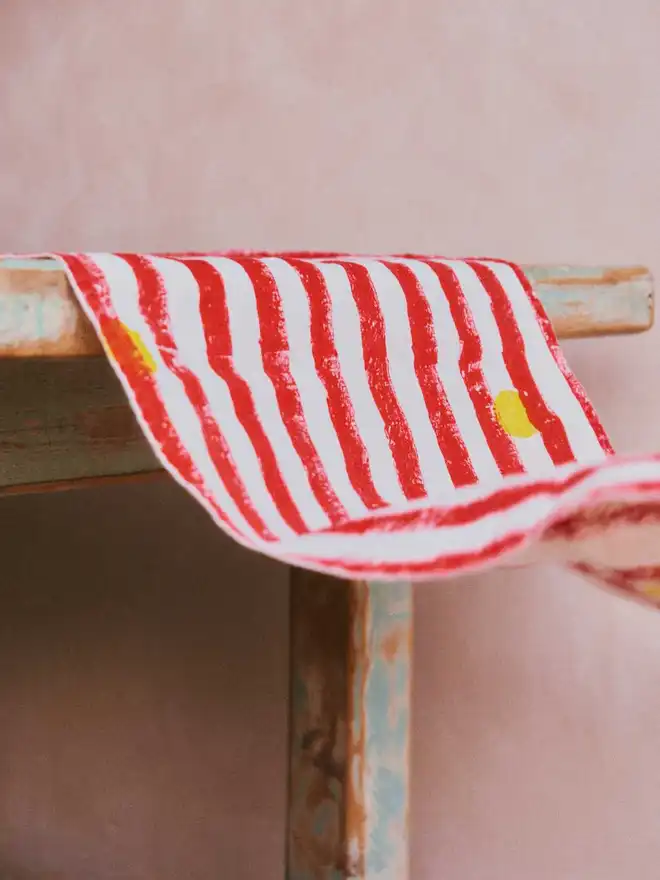 Red Stripe Table Runner