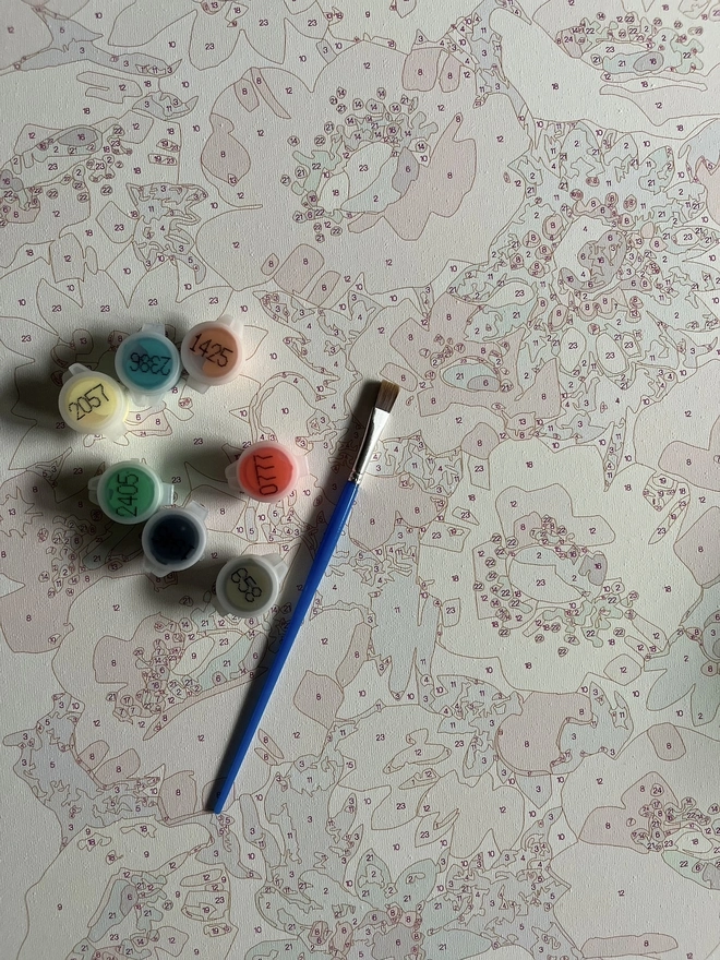 Summer Poppies Paint By Numbers Kit