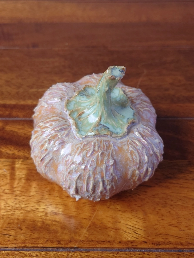 Pumpkin cane topper home decor
