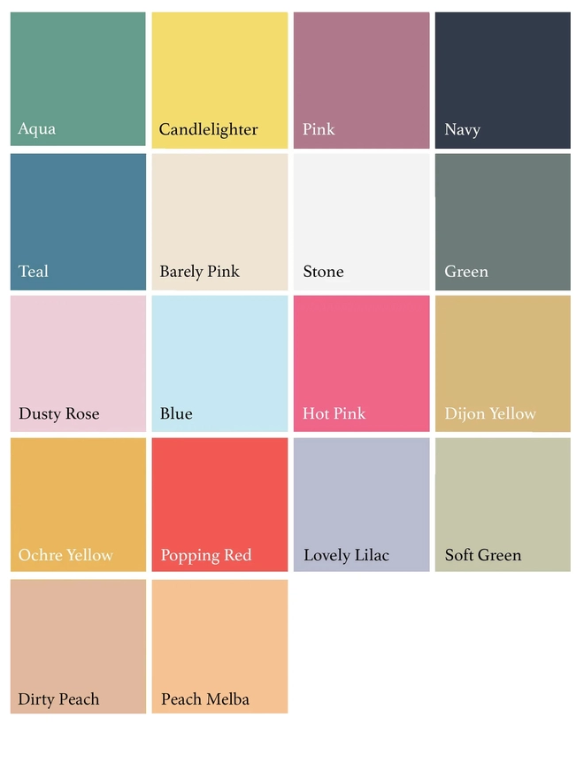 Colour chart 