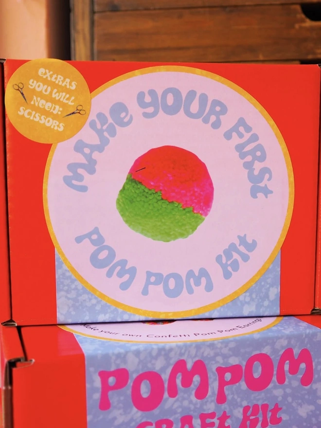 First Pom Pom DIY Kit