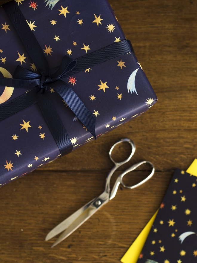 Starry Night Wrapping Paper