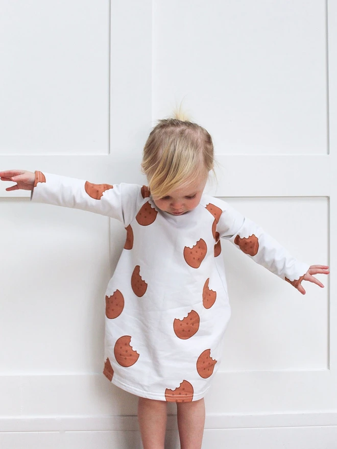 Christmas Cookie Sweatshirt Dress