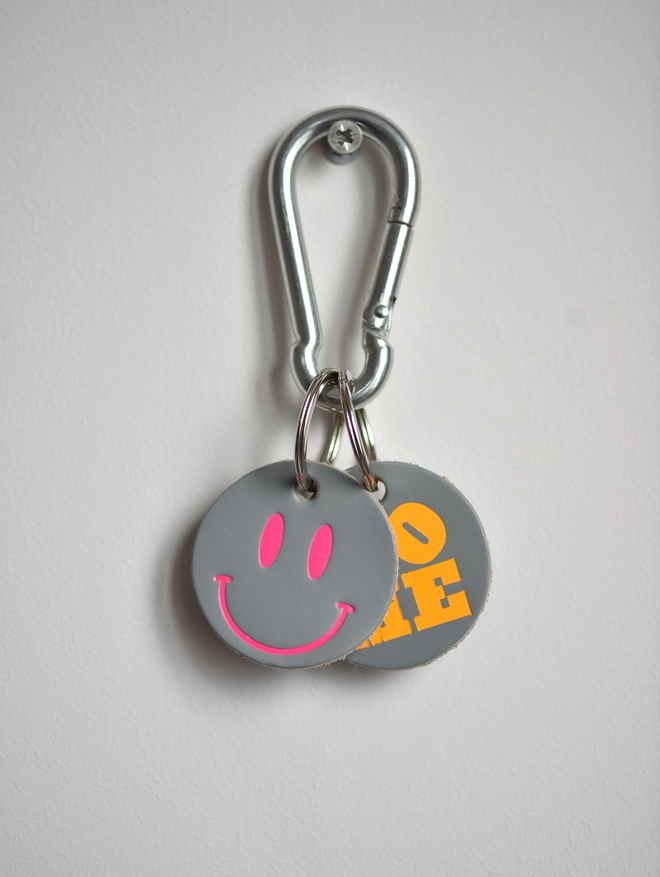 smiley and home keyrings