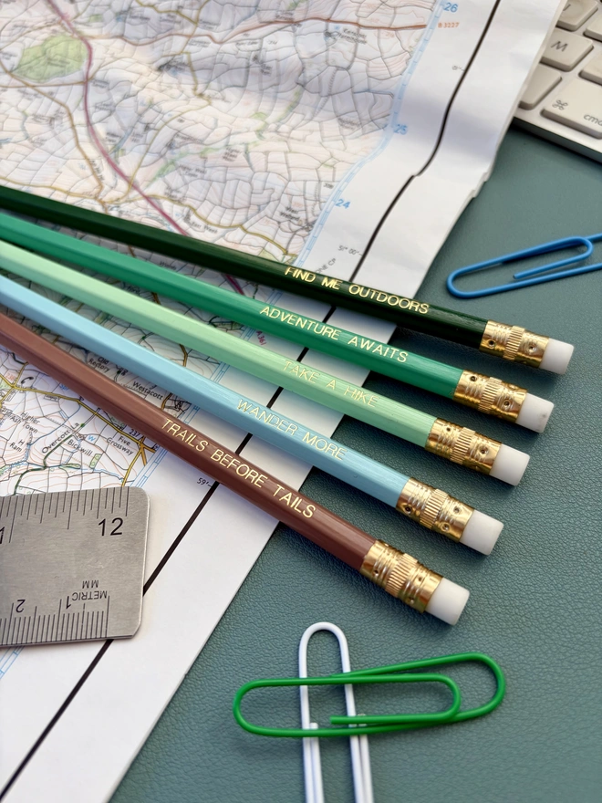 Adventure Awaits Set of 5 HB Pencils