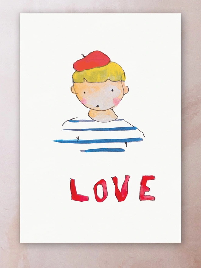 Love boy A4 print