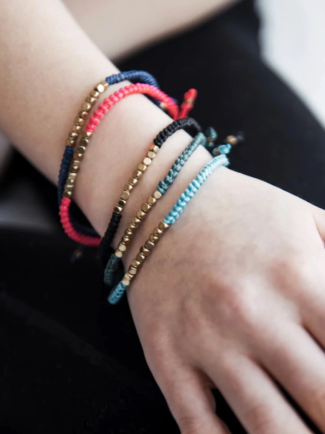 Ten deep breaths bracelet