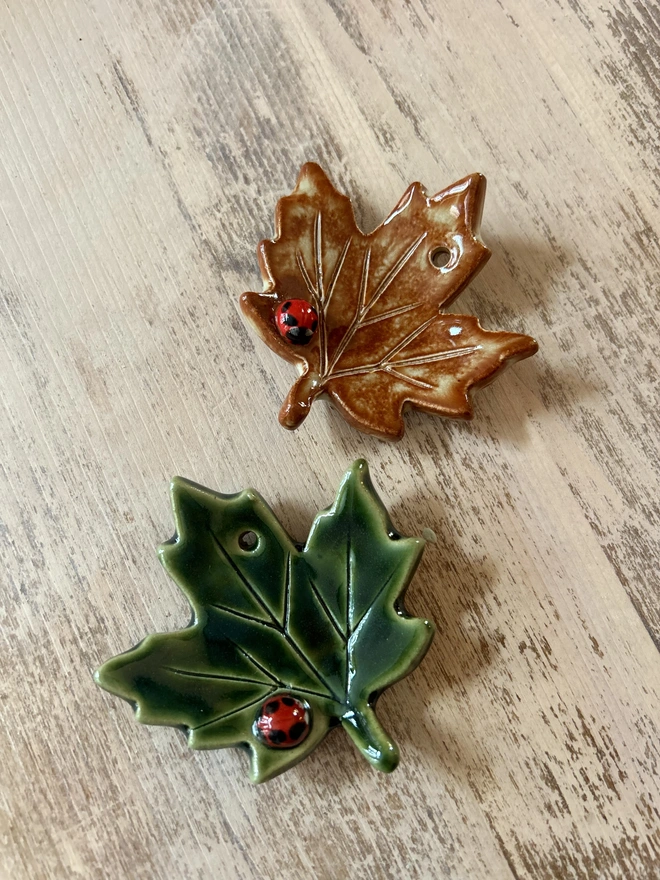 Ceramic Maple Leaf 