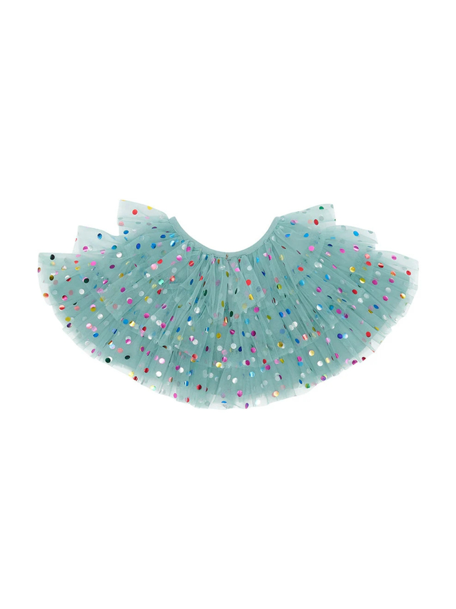 turquoise kids' spot cape