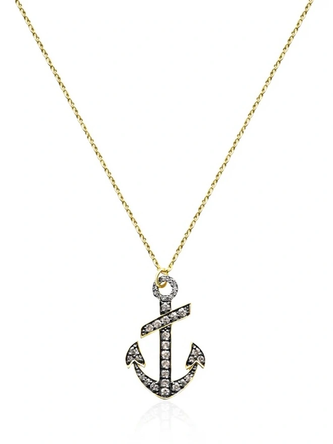 Hazel Pendant - Large Anchor Pendant