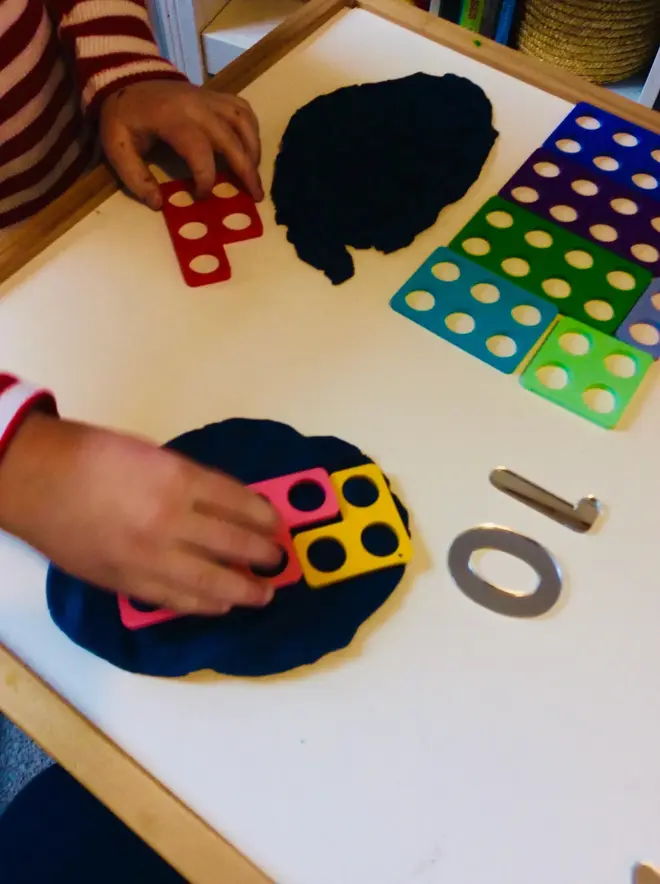 Navy Winter Playdough Kit