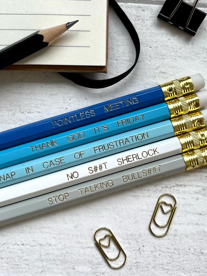 Sarcastic Work Place Inspired Pencil Set